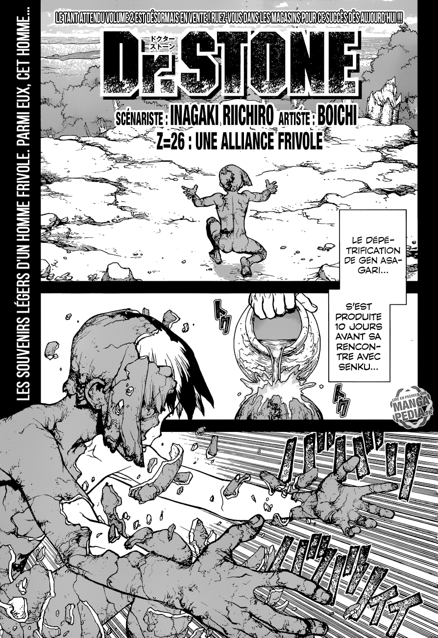 Dr. Stone: Chapter 26 - Page 1